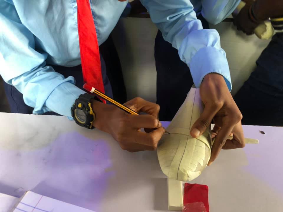 Students studying